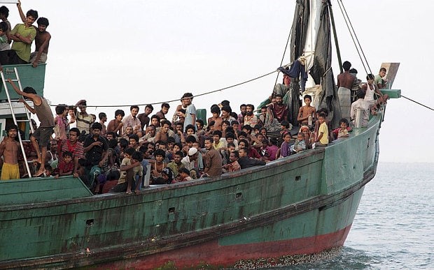 To escape the persecution of the military-led government, many Rohingyas crossed borders to seek refuge.