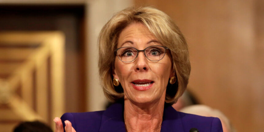 Betsy DeVos Sued by 18 U.S States