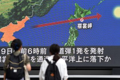Trump Warns North Korea after Firing Test-Missile over Japan