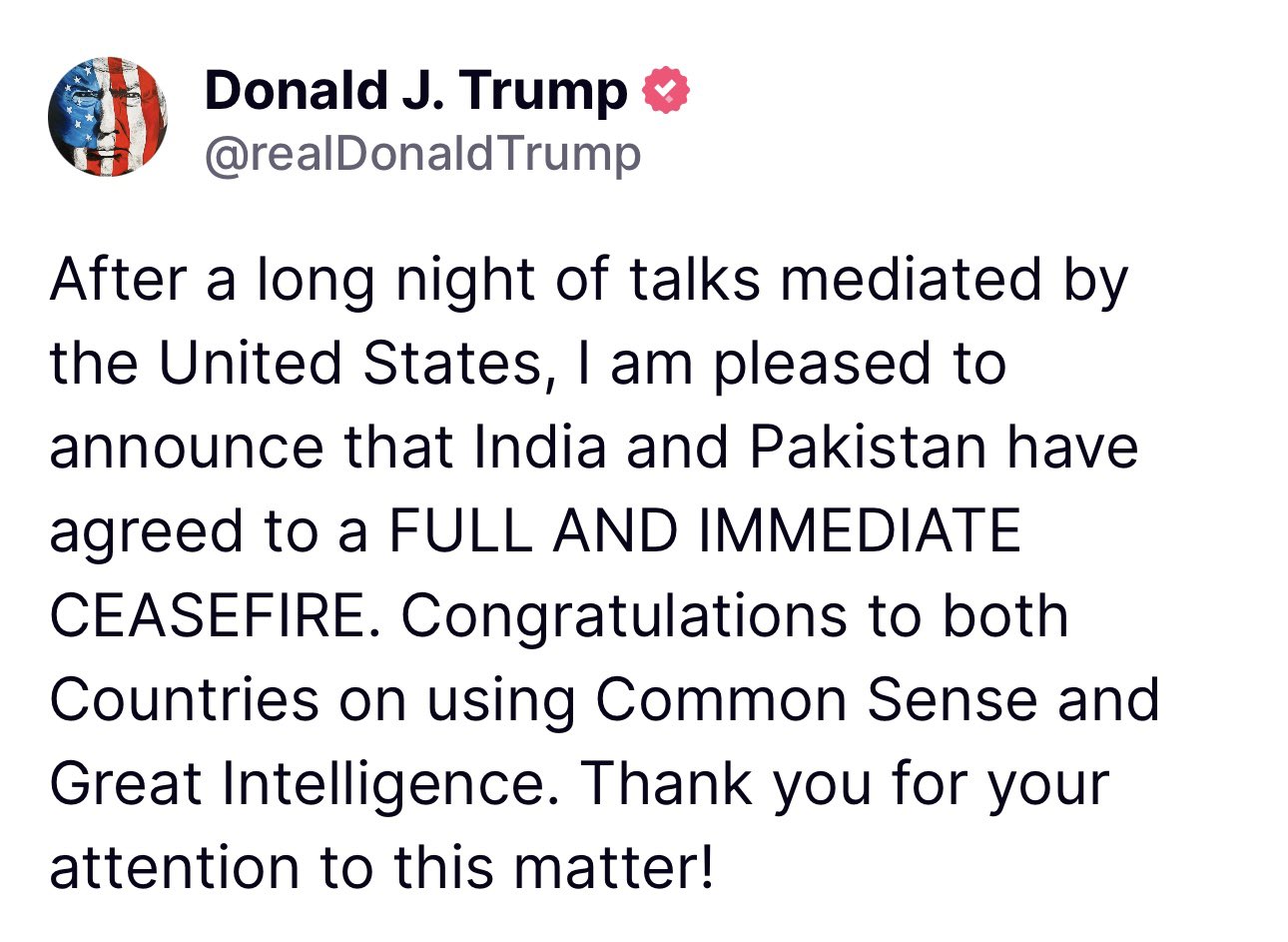 DONALD TRUMP X ACCOUNT