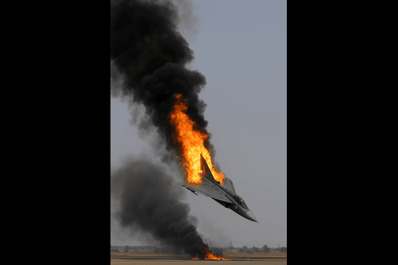 Indian Tejas Crash