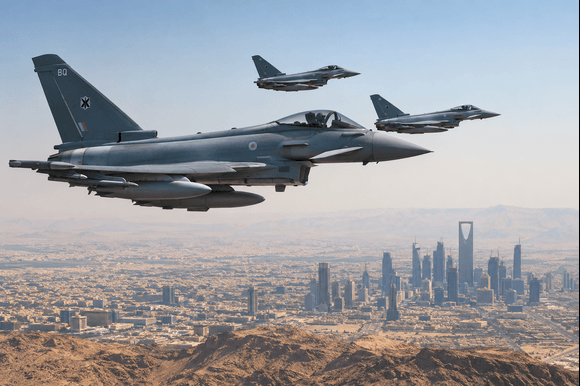 Royal Air Force Jets Over Riyadh