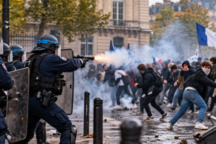 France stun grenades