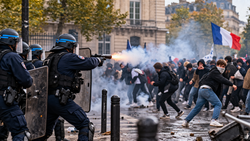 France stun grenades