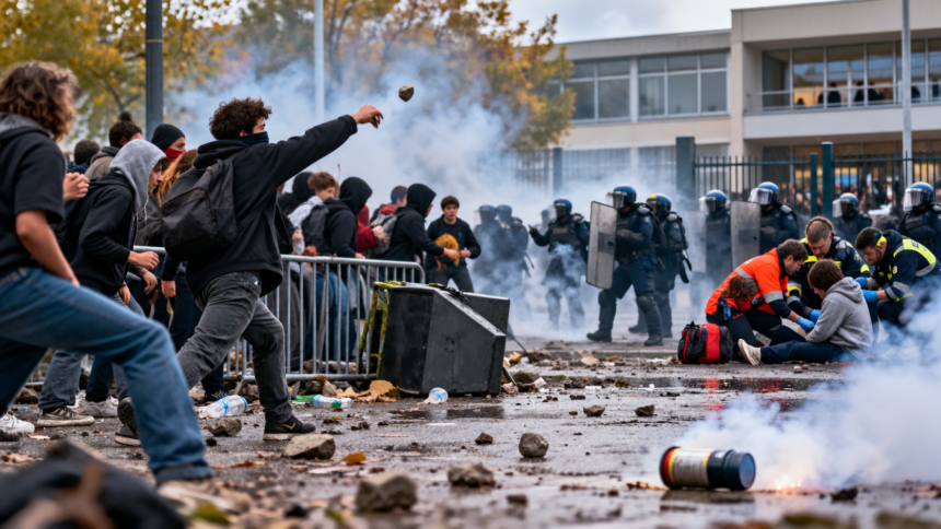 French student protests